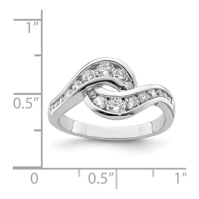 Sterling Silver CZ Fancy Ring – view 3