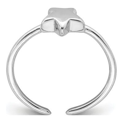 Sterling Silver Star Toe Ring – view 3