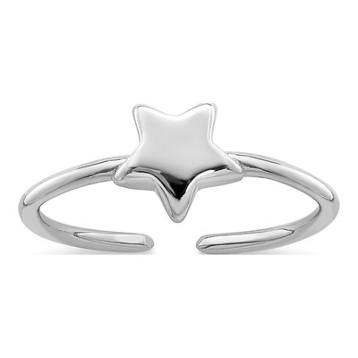 Sterling Silver Star Toe Ring