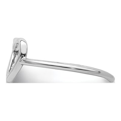 Sterling Silver Heart Toe Ring – view 4