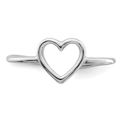 Sterling Silver Heart Toe Ring – view 6