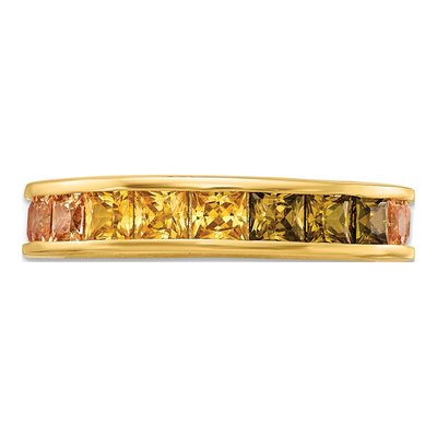 Gold-Plated Sterling Silver CZ Eternity Band – view 5