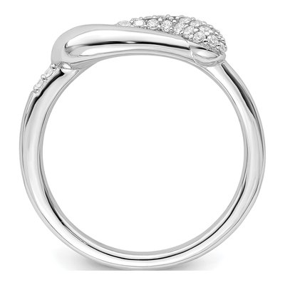 Sterling Silver CZ Fancy Ring – view 2