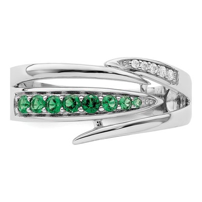 Sterling Silver CZ Ring – view 6