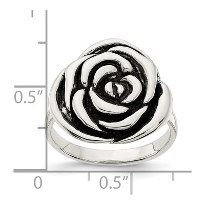 Sterling Silver Antiqued Ring – view 4