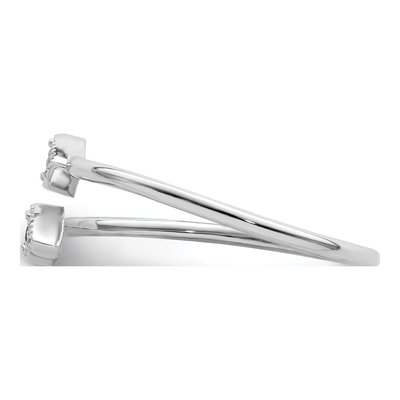 Sterling Silver CZ Evil Eye Ring – view 5