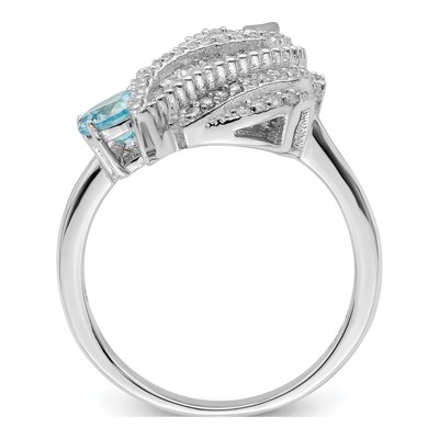 Sterling Silver CZ Unicorn Ring – view 3