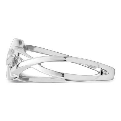 Sterling Silver CZ Star Ring – view 5