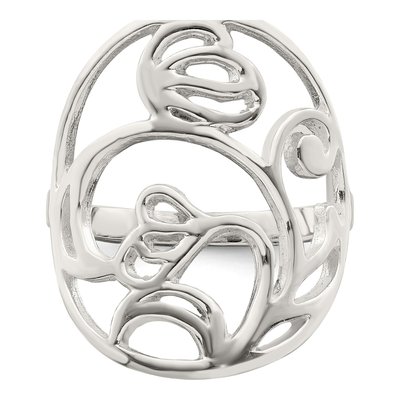 Sterling Silver Wavy Ring – view 6