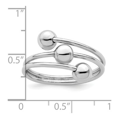 Sterling Silver Ball Ring – view 4