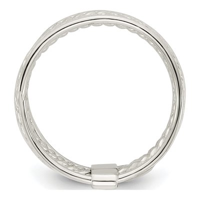Sterling Silver Twisted Multiple Attached Ring – view 3
