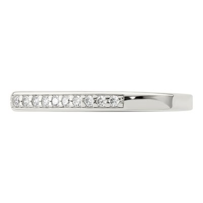 Sterling Silver CZ Pointed Ring – view 4