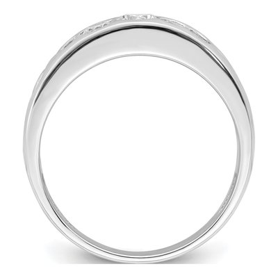 Sterling Silver CZ Cluster Ring – view 3