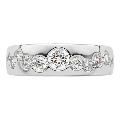 Sterling Silver CZ Cluster Ring – view 6