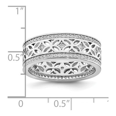 Sterling Silver CZ Ring – view 4