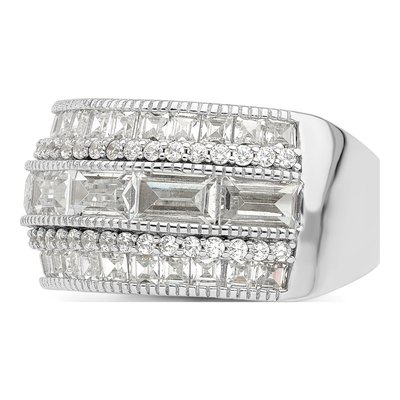 Sterling Silver CZ Ring – view 5