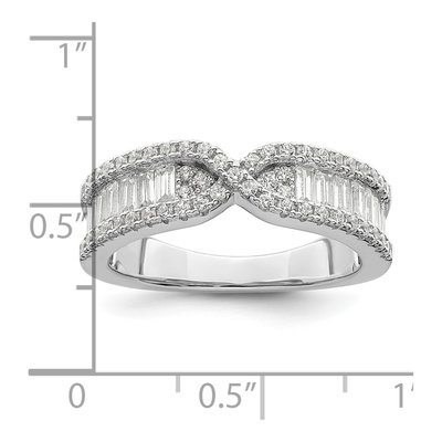 Sterling Silver CZ Ring – view 4
