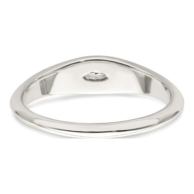 Sterling Silver CZ Marquise Ring – view 7