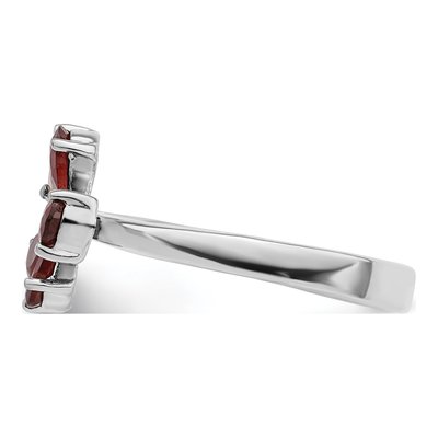 Sterling Silver Garnet Ring – view 5