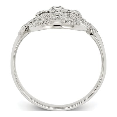 Sterling Silver CZ Fancy Ring – view 3