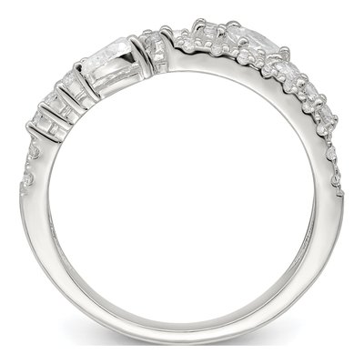 Sterling Silver CZ Fashion Ring – view 3