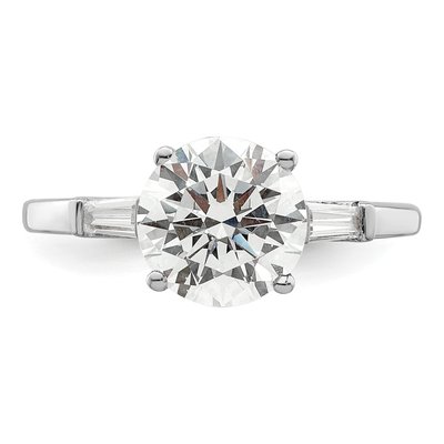 Sterling Silver CZ Two-Piece Wedding Ring Set – view 4