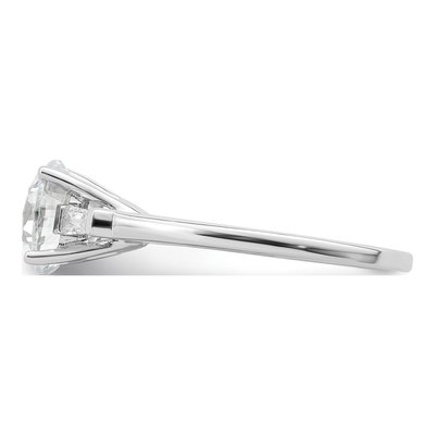 Sterling Silver CZ Two-Piece Wedding Ring Set – view 8