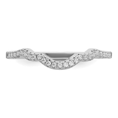 Sterling Silver CZ Bridal Ring Set – view 6