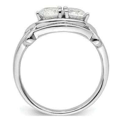 Sterling Silver CZ Ring – view 3