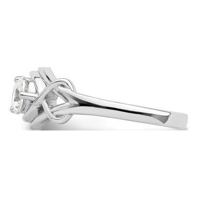 Sterling Silver CZ Ring – view 5