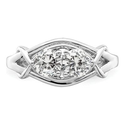 Sterling Silver CZ Ring – view 6