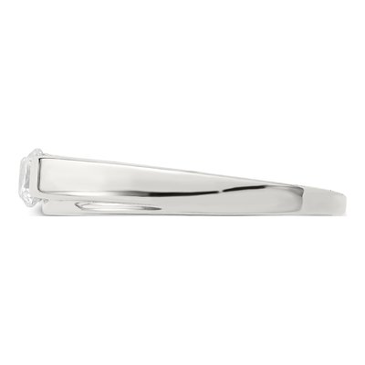 Sterling Silver CZ Round Ring – view 5