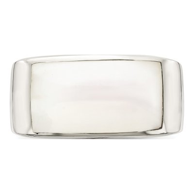 Sterling Silver Mother of Pearl Ring – view 5