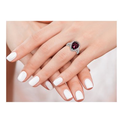 Sterling Silver Crystal & CZ Ring – view 4