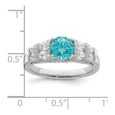 Sterling Silver Crystal & CZ Ring – view 4