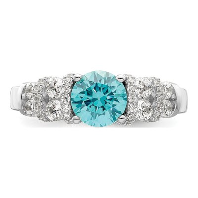 Sterling Silver Crystal & CZ Ring – view 6