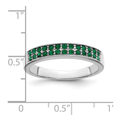 Sterling Silver Crystal Ring – view 4