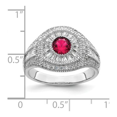 Sterling Silver CZ Ring – view 4