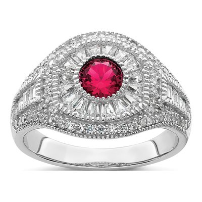 Sterling Silver CZ Ring