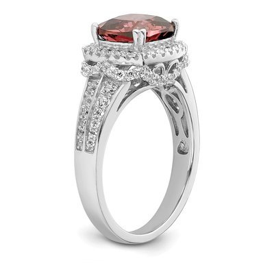 Sterling Silver CZ Ring – view 8