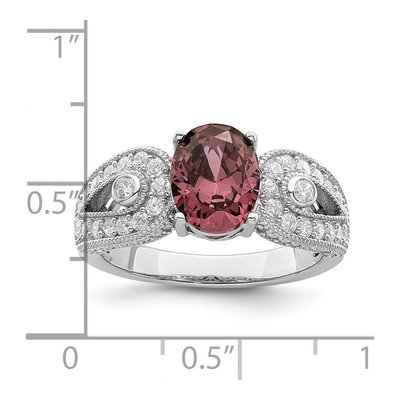 Sterling Silver CZ Ring – view 4