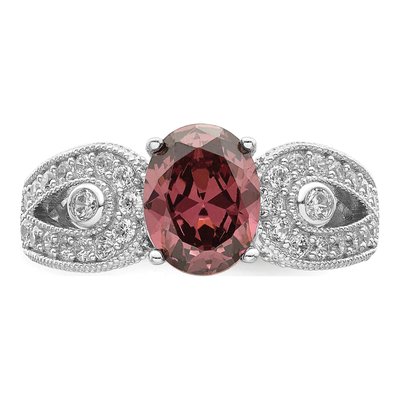 Sterling Silver CZ Ring – view 6