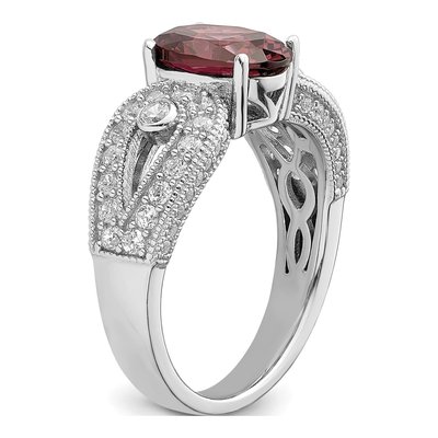 Sterling Silver CZ Ring – view 8