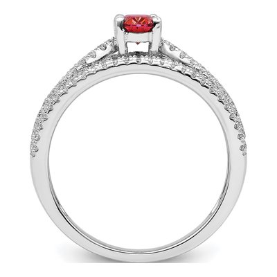 Sterling Silver Crystal & CZ Ring – view 3
