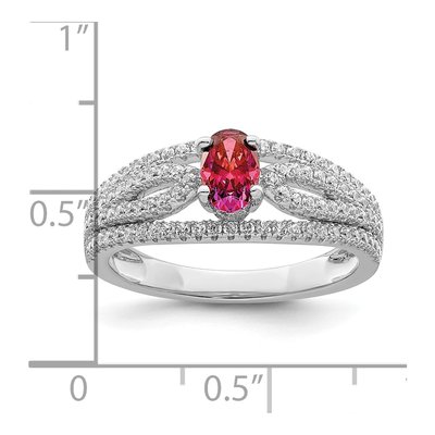 Sterling Silver Crystal & CZ Ring – view 4
