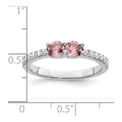 Sterling Silver CZ Ring – view 4