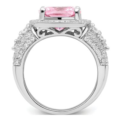 Sterling Silver CZ Ring – view 3
