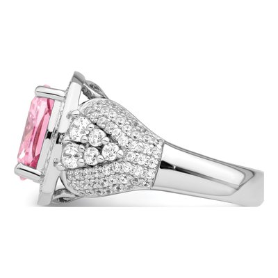 Sterling Silver CZ Ring – view 5