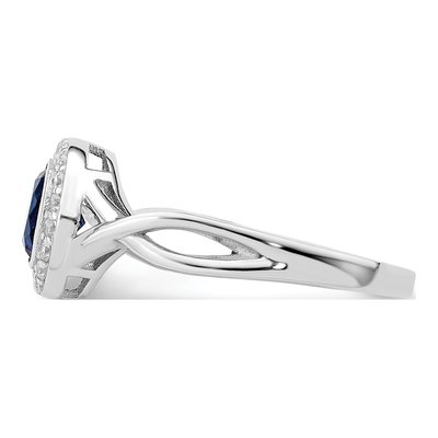 Sterling Silver CZ Glass Ring – view 5