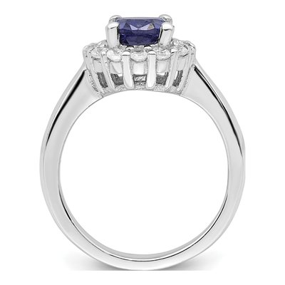 Sterling Silver CZ Clear Ring – view 3